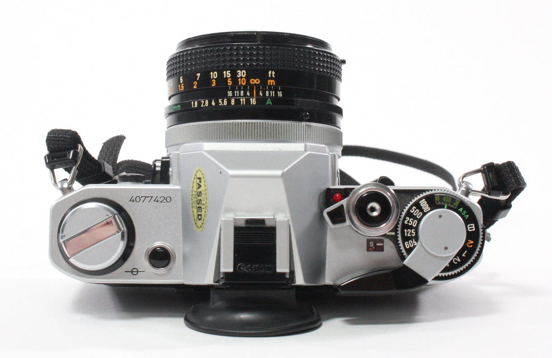 Canon AE-1 35mm Camera with 50mm f/1.8 Lens