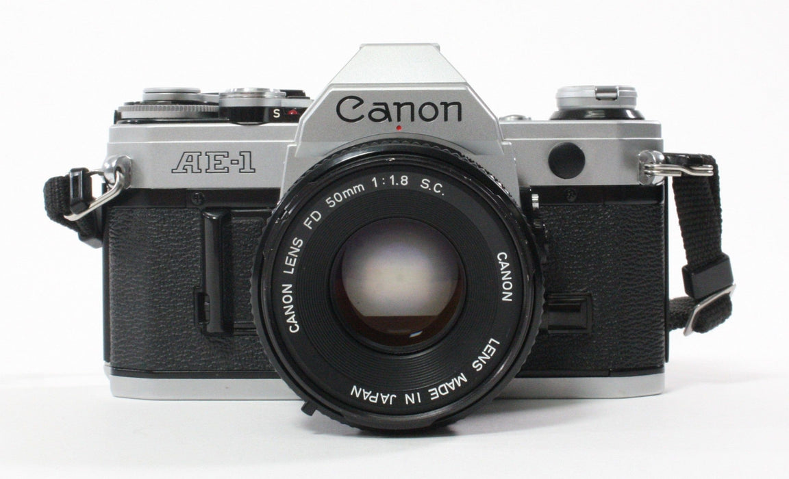 Canon AE-1 35mm Camera with 50mm f/1.8 Lens