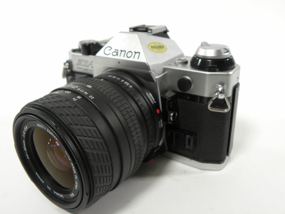 Canon AE-1 35mm Program SLR w/Sigma DL Zoom MC 35-80mm f4-5.6