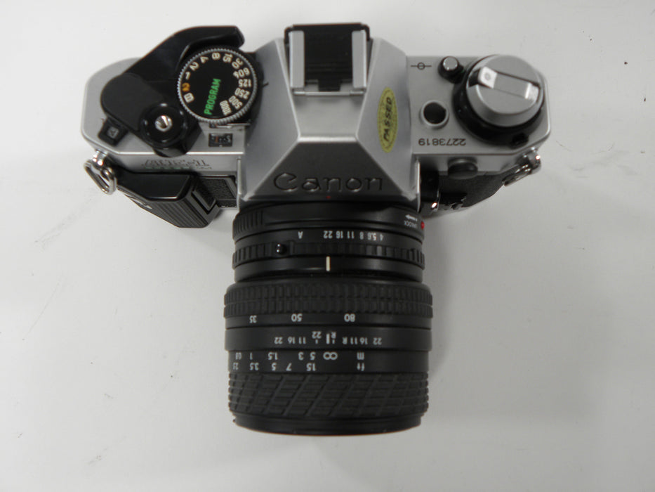 Canon AE-1 35mm Program SLR w/Sigma DL Zoom MC 35-80mm f4-5.6