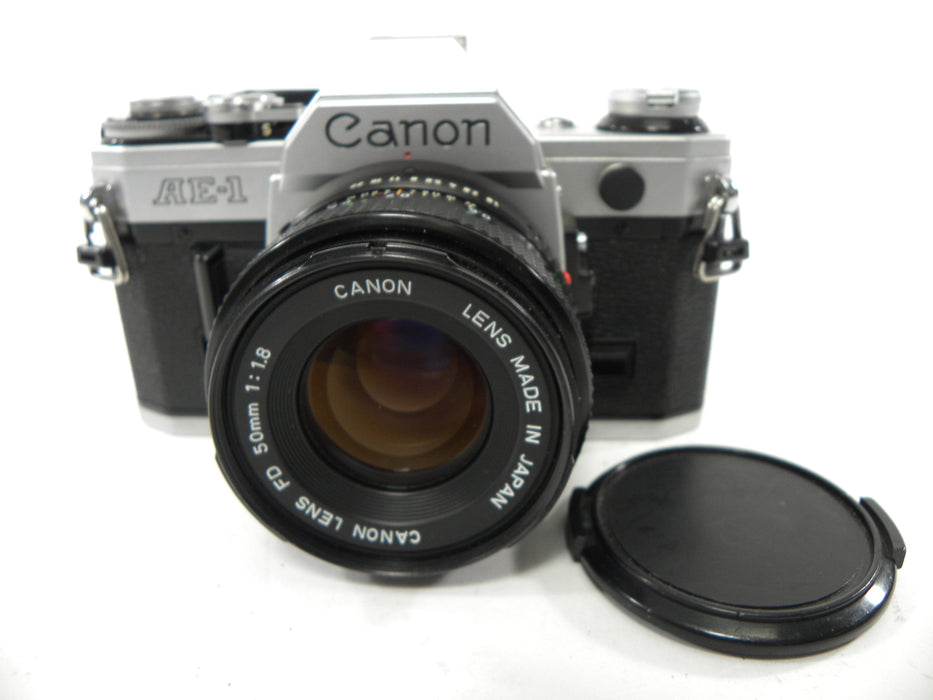 Canon AE-1 35mm SLR Camera w/50mm f1.8