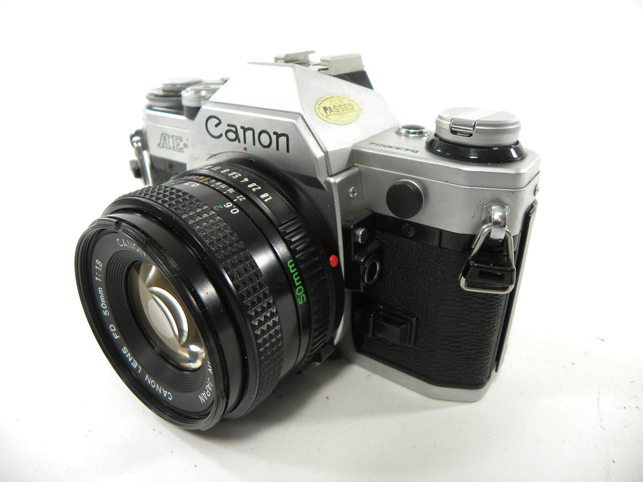 Canon AE-1 35mm SLR Camera w/50mm f1.8