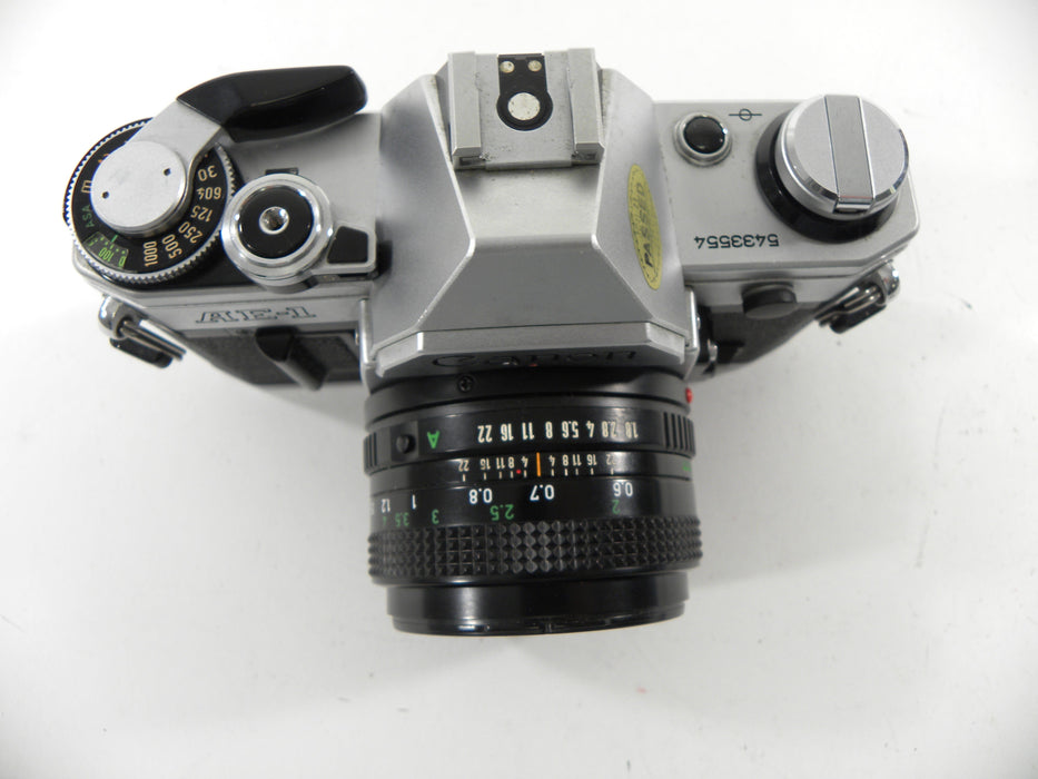 Canon AE-1 35mm SLR Camera w/50mm f1.8