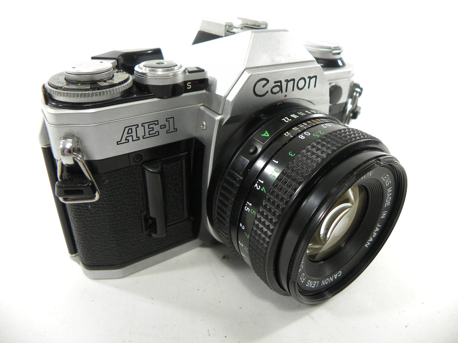 Canon AE-1 35mm SLR Camera w/50mm f1.8