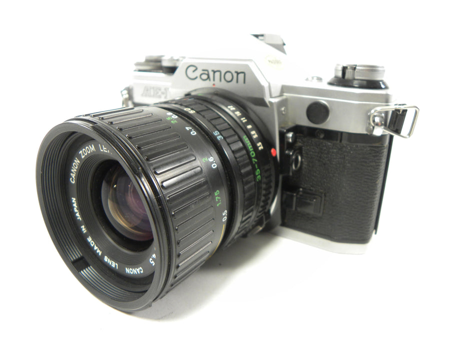 Canon AE-1 35mm SLR Camera w/FD 35-70mm f3.5-4.5