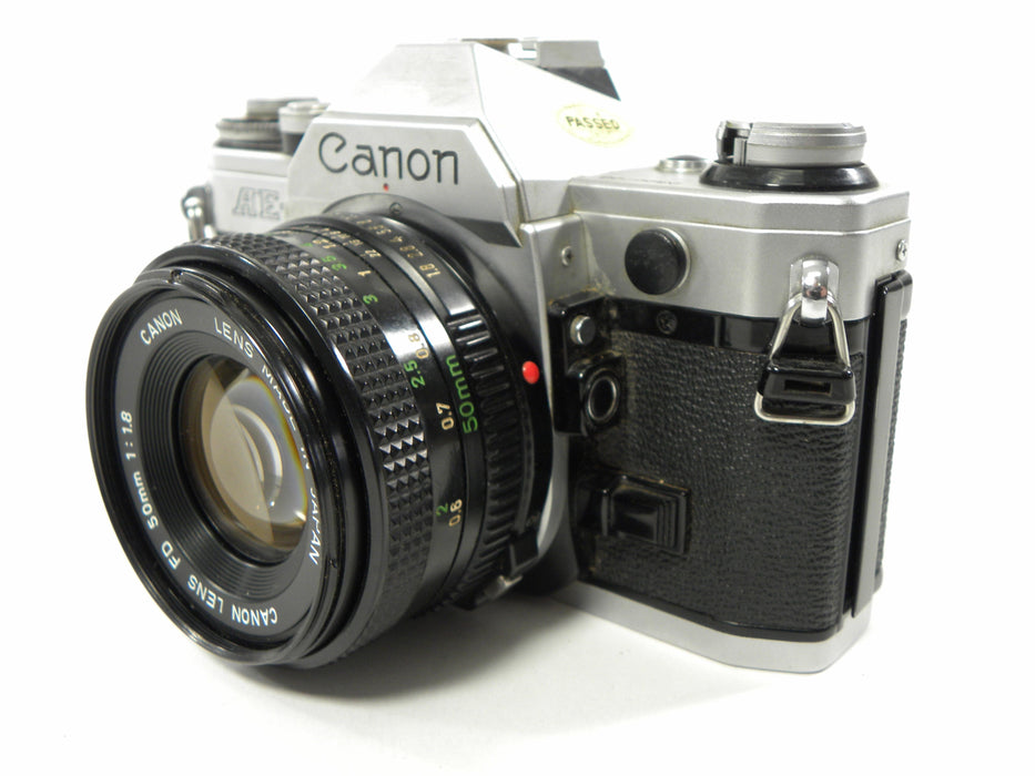 Canon AE-1 35mm SLR Camera w/FD 50mm f1.8