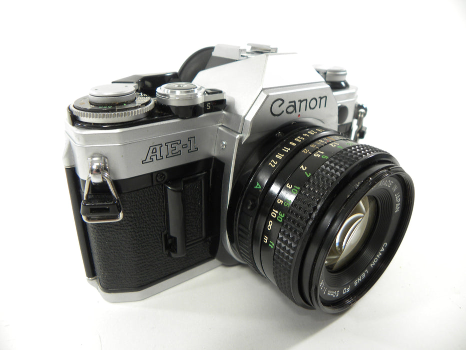 Canon AE-1 35mm SLR Camera w/FD 50mm f1.8