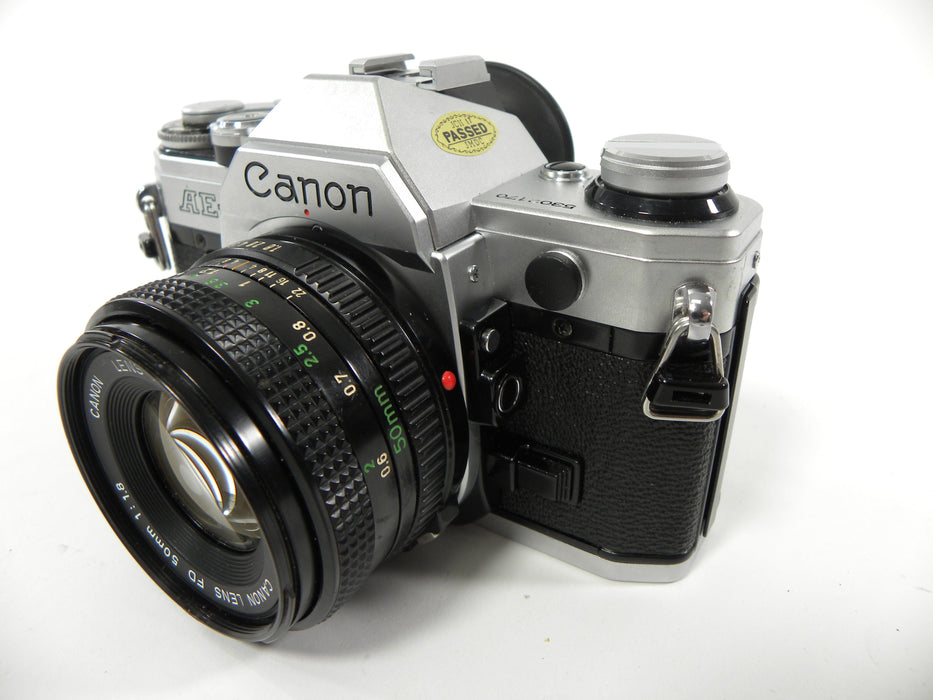 Canon AE-1 35mm SLR Camera w/FD 50mm f1.8