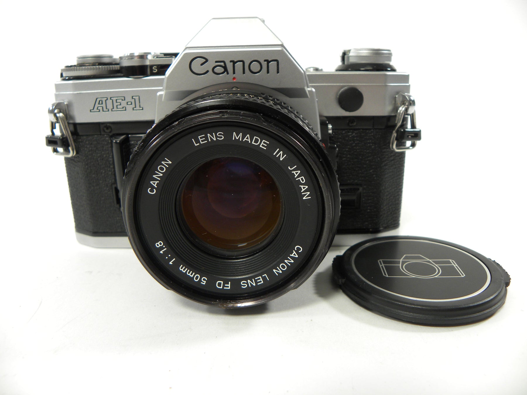 Canon AE-1 35mm SLR Camera w/FD 50mm f1.8
