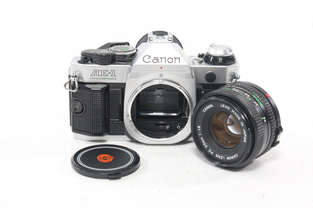 Canon AE-1 35mm SLR Camera with 50mm f/1.7 Lens