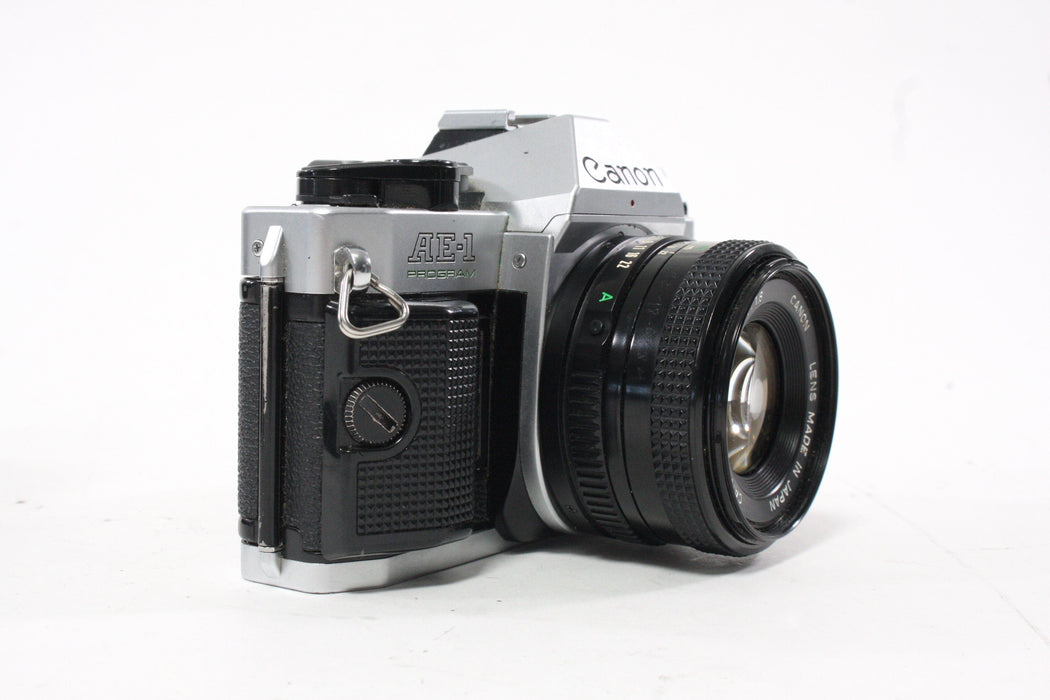 Canon AE-1 35mm SLR Camera with 50mm f/1.8 FD Lens
