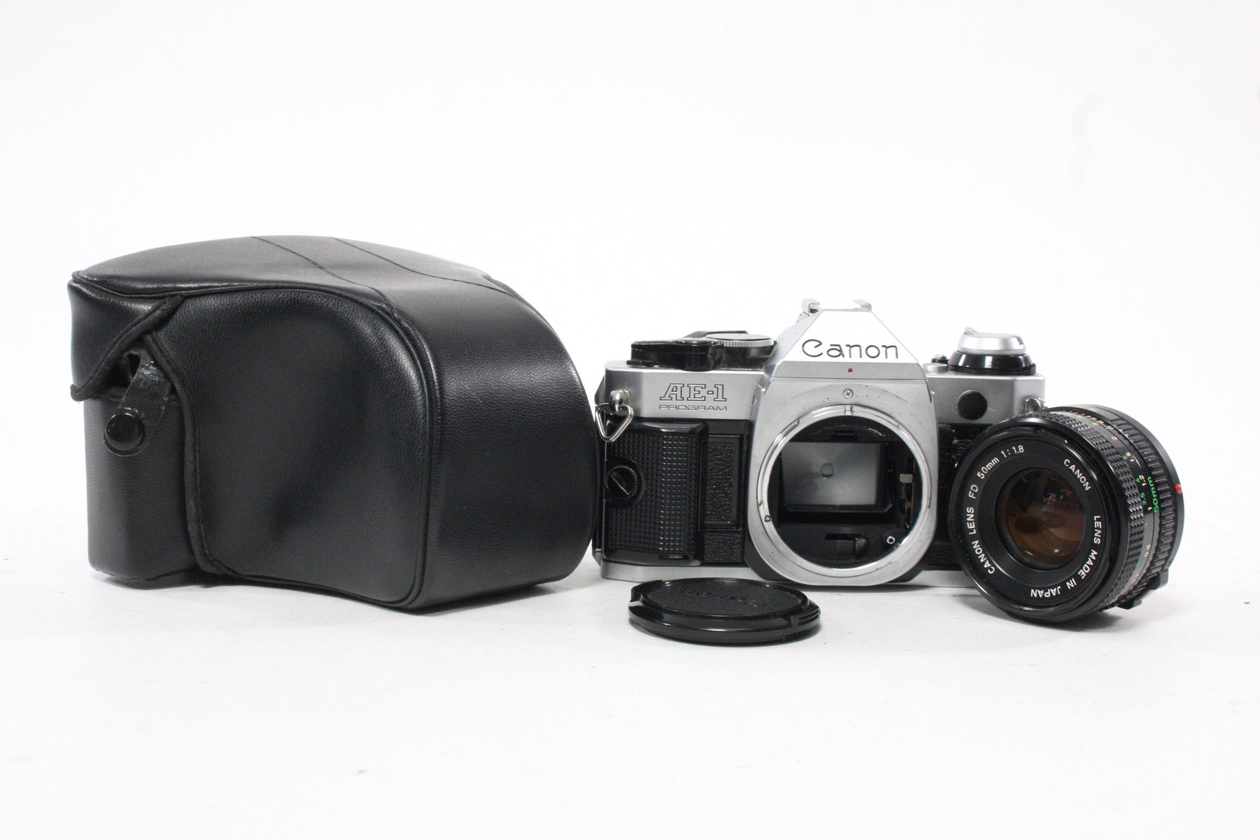 Canon AE-1 35mm SLR Camera with 50mm f/1.8 FD Lens