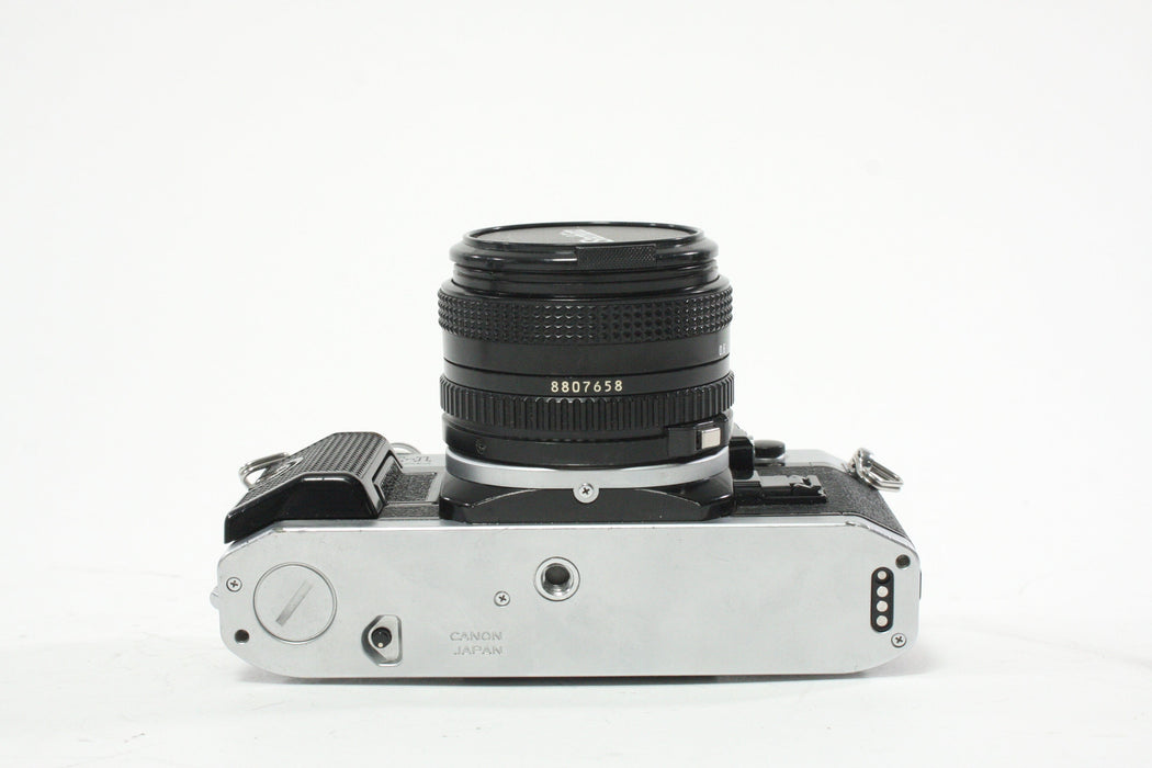 Canon AE-1 35mm SLR Camera with 50mm f/1.8 FD Lens