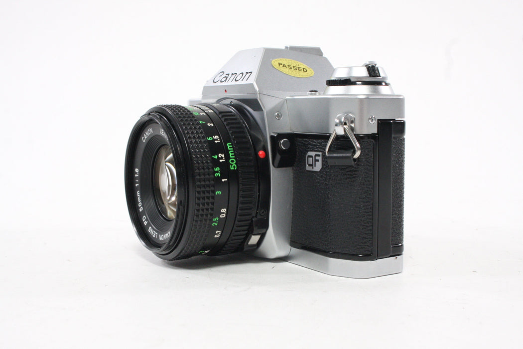 Canon AE-1 35mm SLR Camera with 50mm f/1.8 Lens