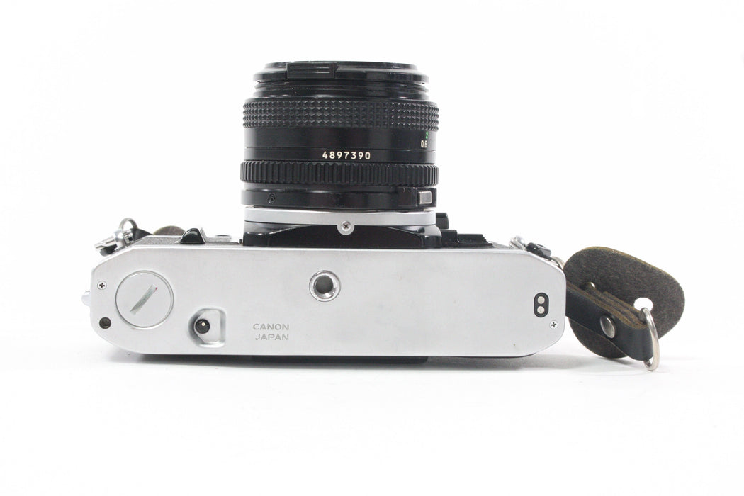 Canon AE-1 35mm SLR Camera with 50mm f/1.8 Lens