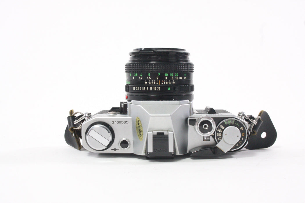Canon AE-1 35mm SLR Camera with 50mm f/1.8 Lens