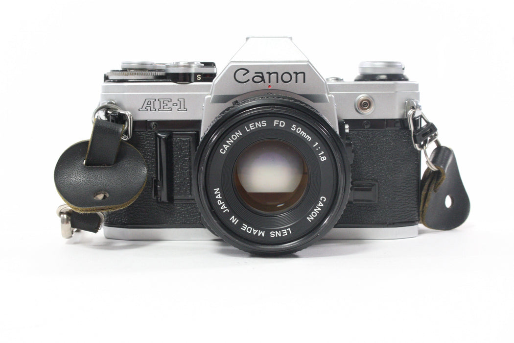 Canon AE-1 35mm SLR Camera with 50mm f/1.8 Lens