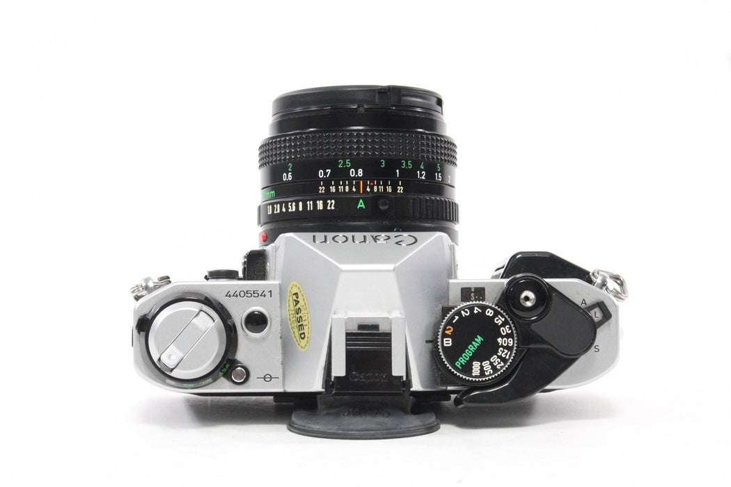 Canon AE-1 35mm SLR Camera with 50mm f/1.8 Lens