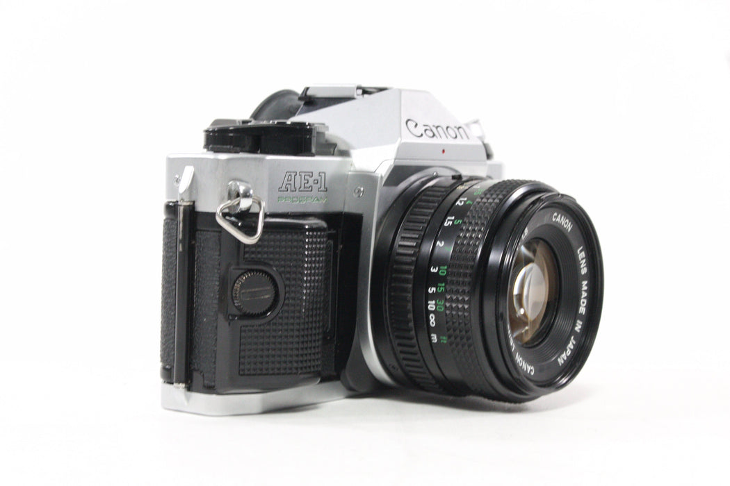 Canon AE-1 35mm SLR Camera with 50mm f/1.8 Lens