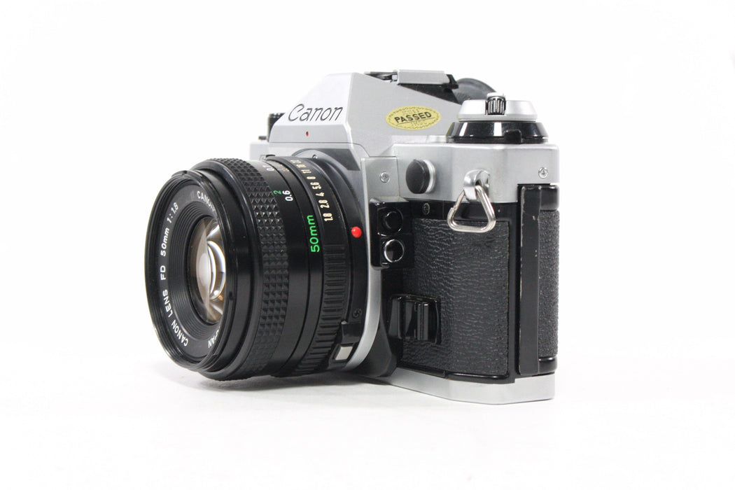Canon AE-1 35mm SLR Camera with 50mm f/1.8 Lens
