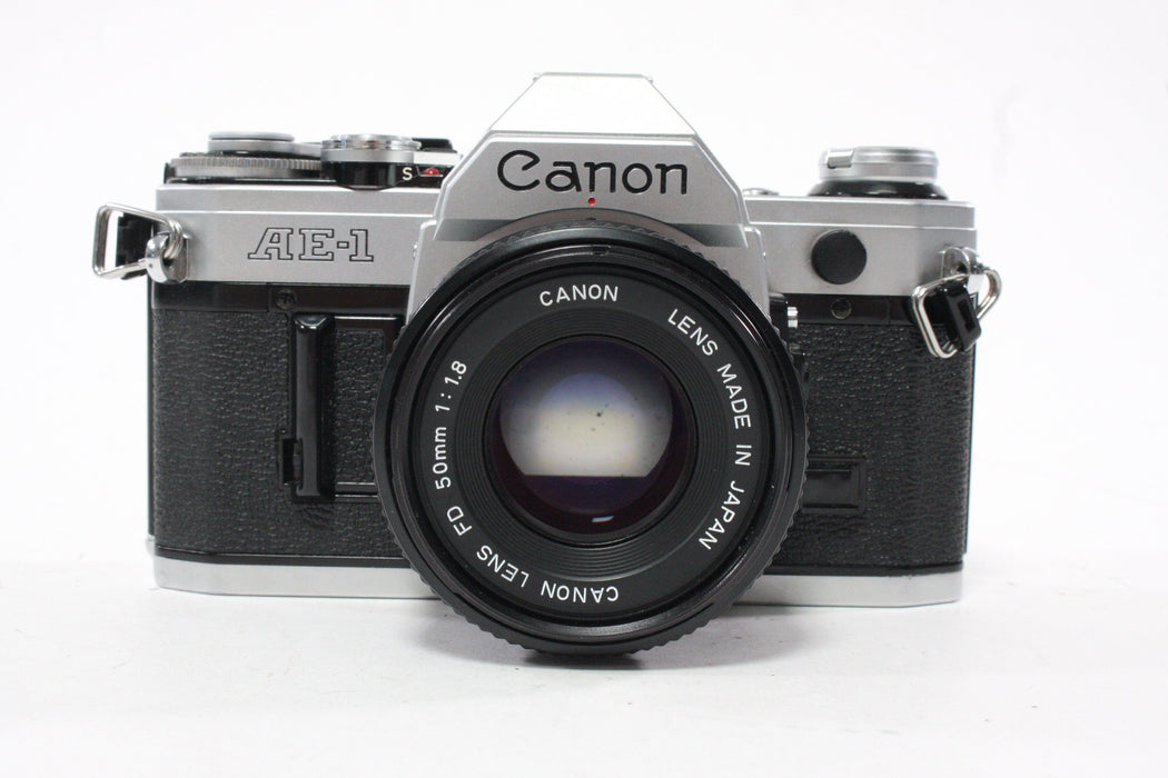 Canon AE-1 35mm SLR Camera with 50mm f/1.8 Lens