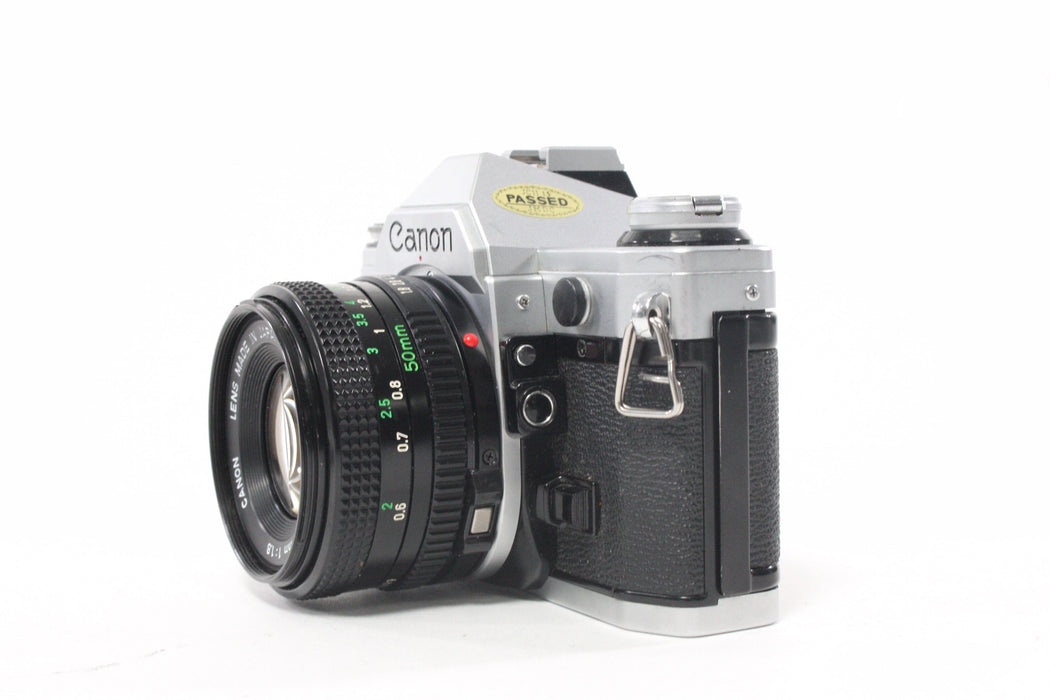 Canon AE-1 35mm SLR Camera with 50mm f/1.8 Lens