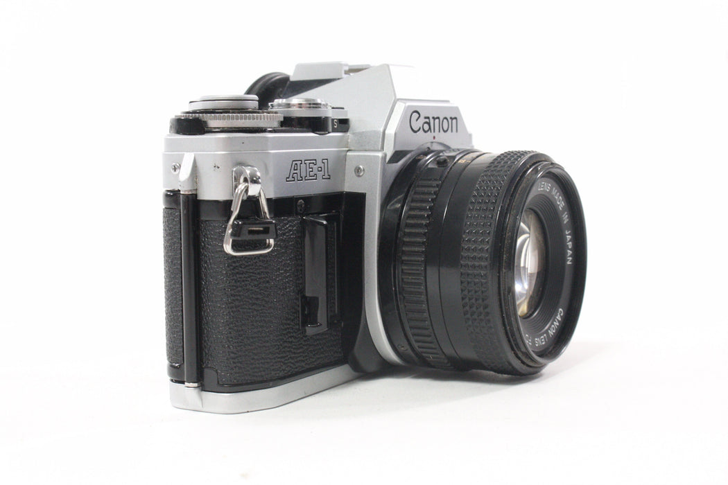 Canon AE-1 35mm SLR Camera with 50mm f/1.8 Lens