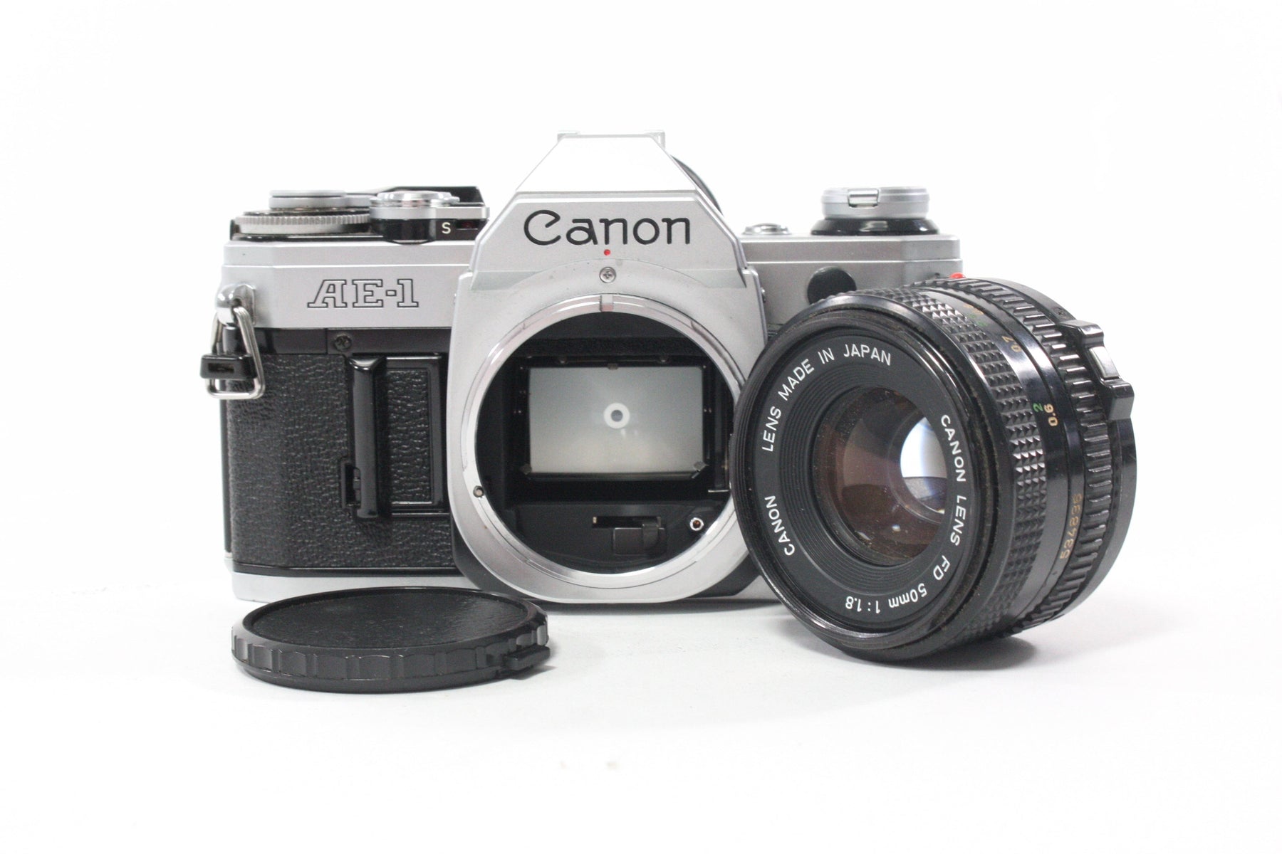 Canon AE-1 35mm SLR Camera with 50mm f/1.8 Lens