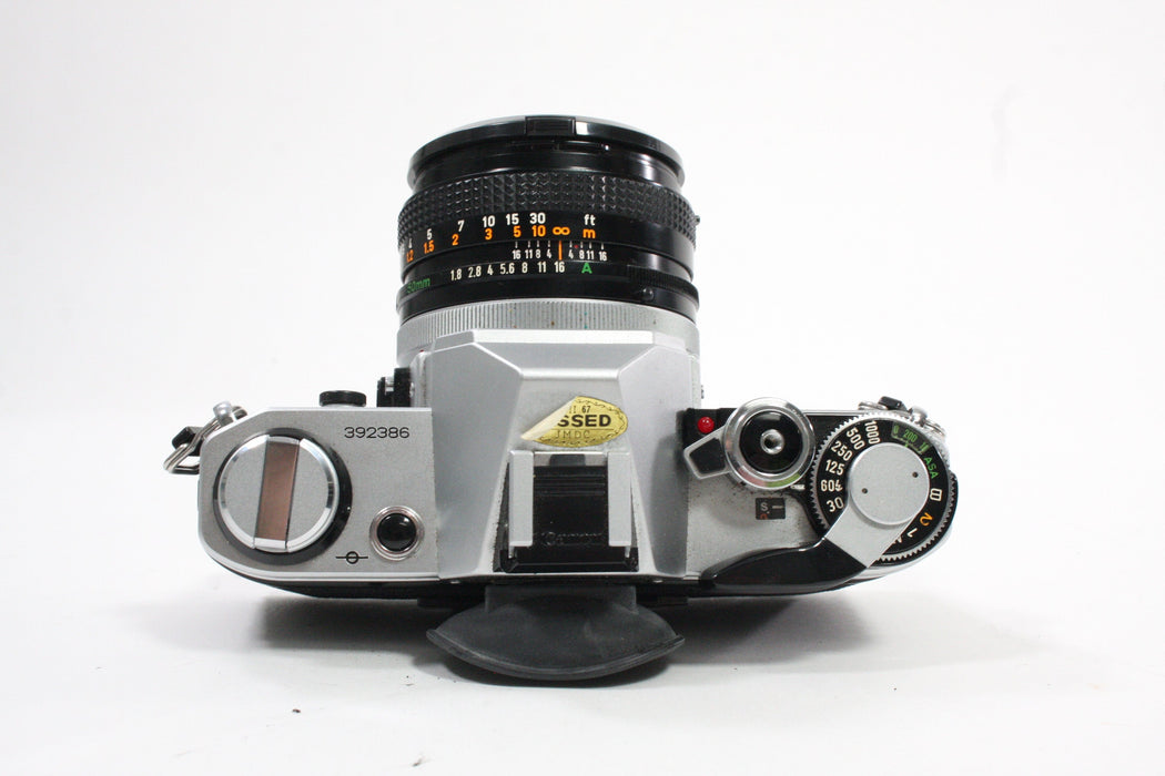 Canon AE-1 35mm SLR Camera with 50mm f/1.8 SC Lens