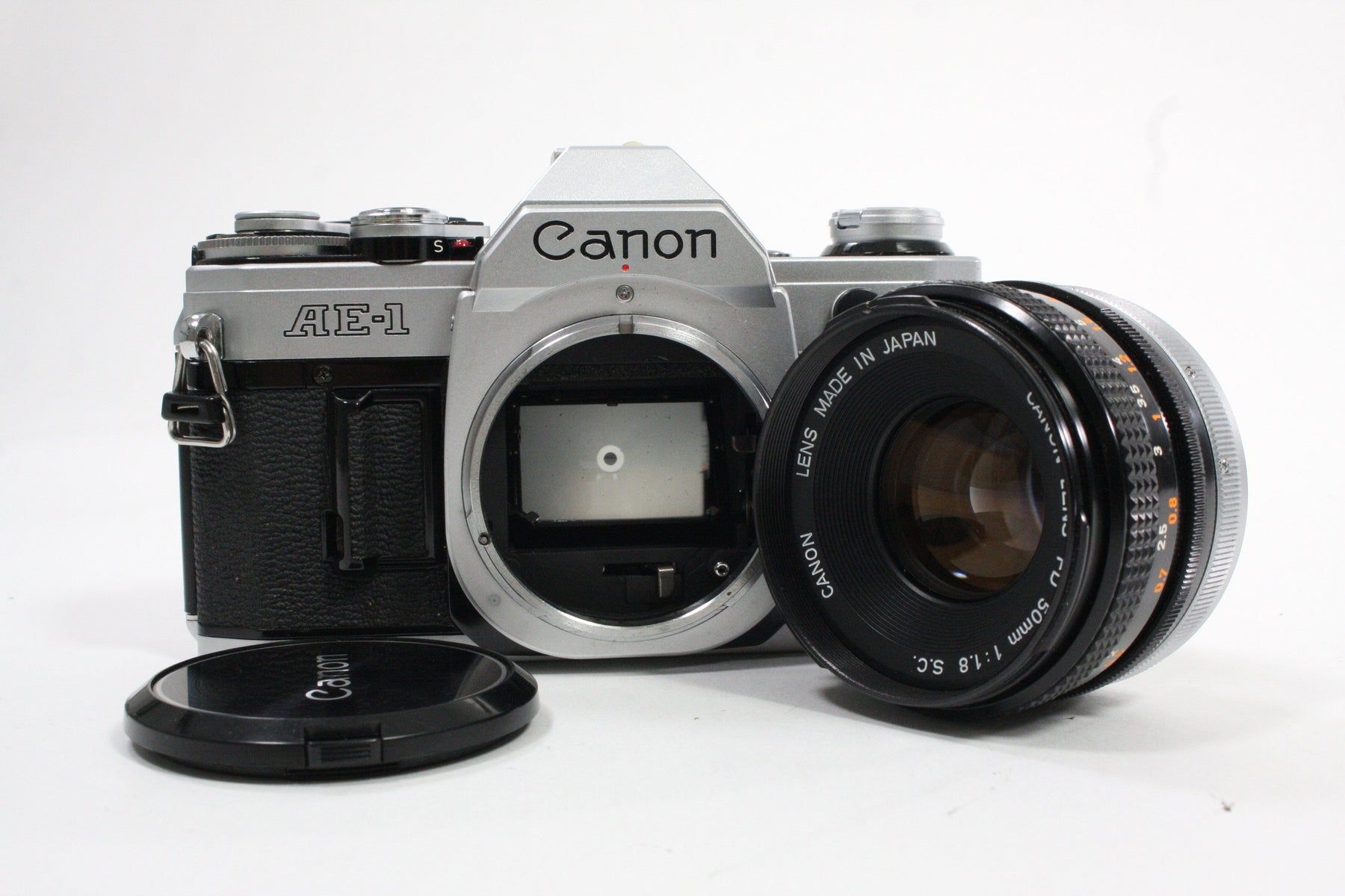 Canon AE-1 35mm SLR Camera with 50mm f/1.8 SC Lens