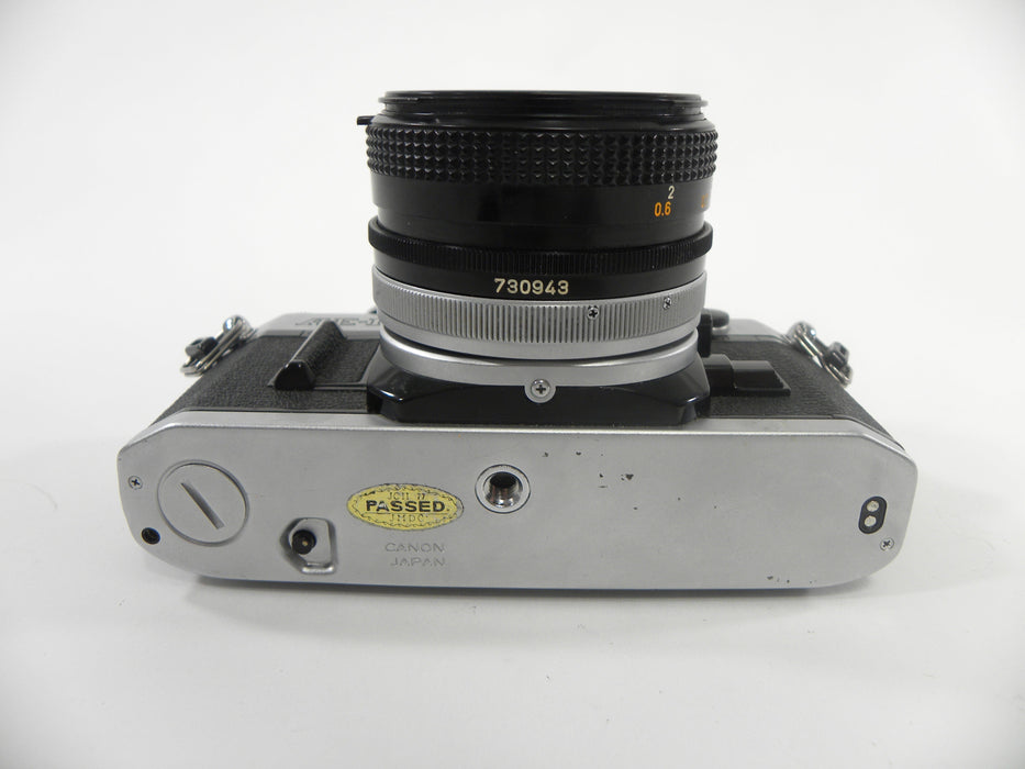 Canon AE-1 35mm SLR Camera with a FD 50mm f1.8 S.C.
