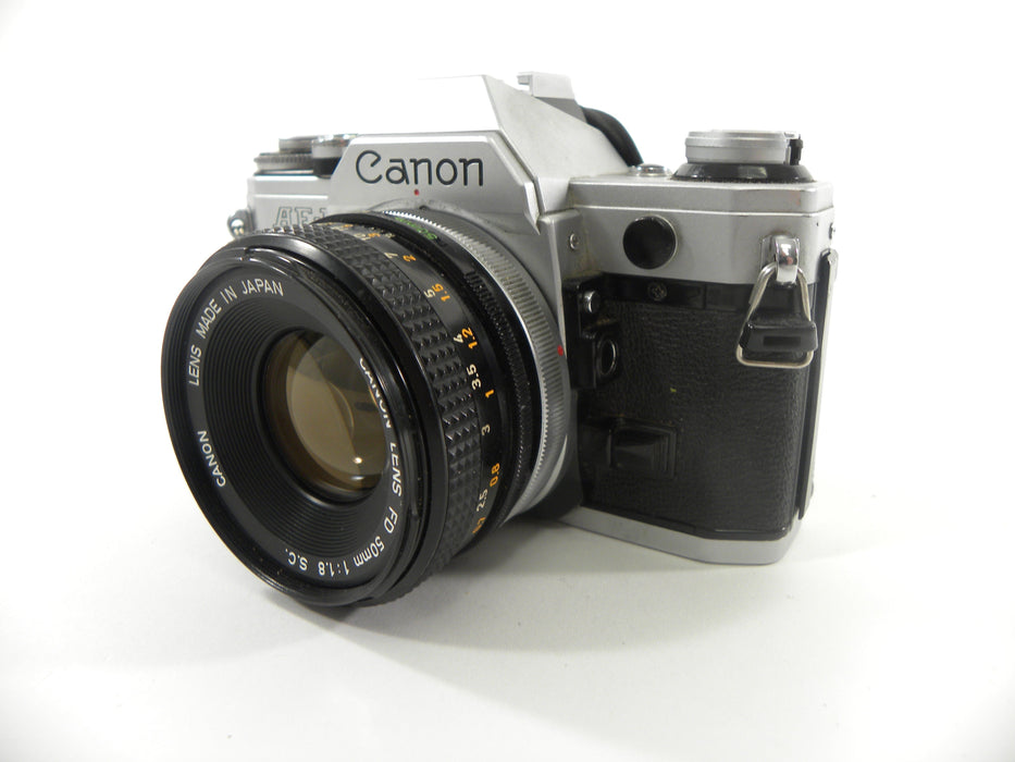 Canon AE-1 35mm SLR Camera with a FD 50mm f1.8 S.C.