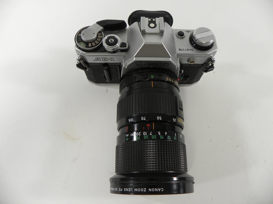 Canon AE-1 35mm SLR w/FD 35-105mm F3.5