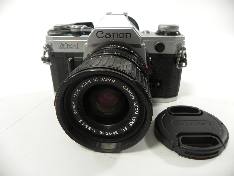 Canon AE-1 35mm SLR w/FD 35-70mm f3.5-4.5