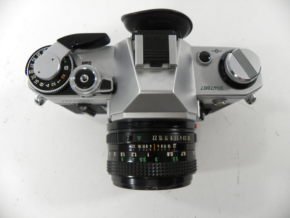Canon AE-1 35mm SLR w/FD 50mm f1.8