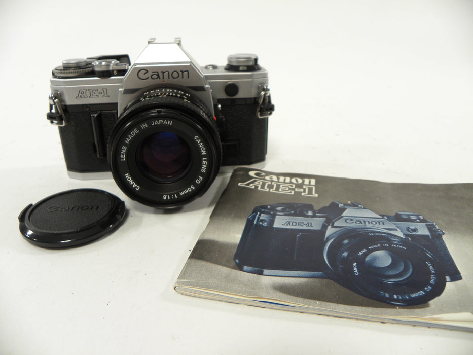 Canon AE-1 35mm SLR w/FD 50mm f1.8