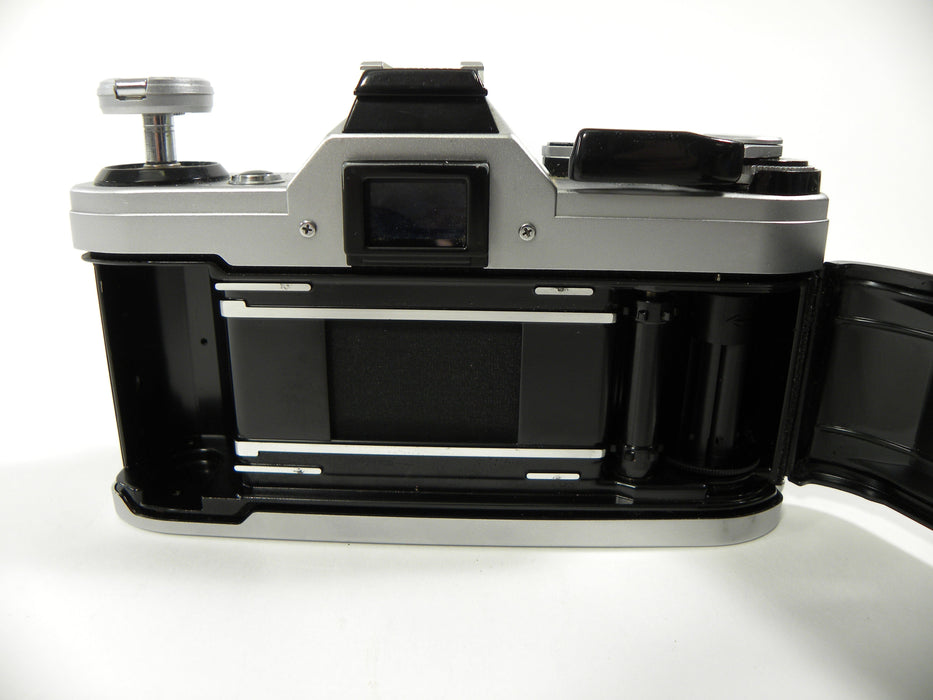 Canon AE-1 35mm SLR with a 50mm f/1.8 FD Lens