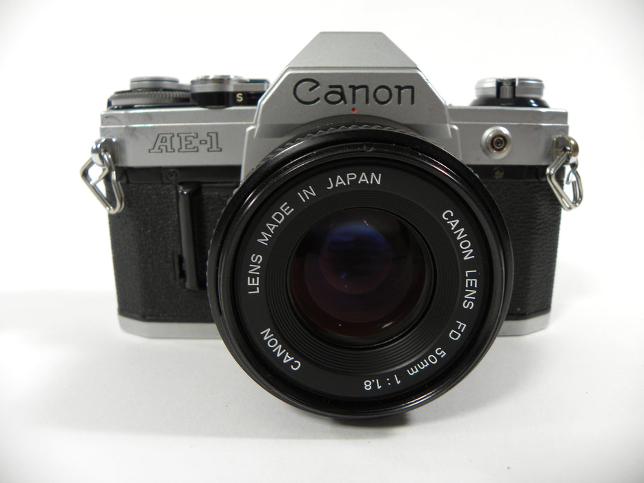 Canon AE-1 35mm SLR with a 50mm f/1.8 FD Lens