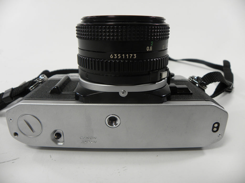 Canon AE-1 35mm SLR Camera with a 50mm f/1.8 FD Lens