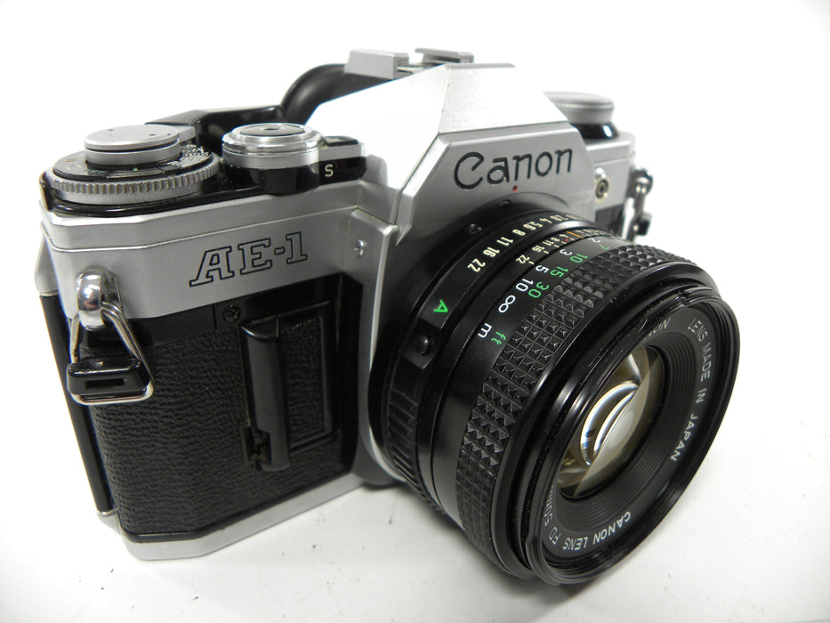 Canon AE-1 35mm SLR w/FD 50mm f1.8