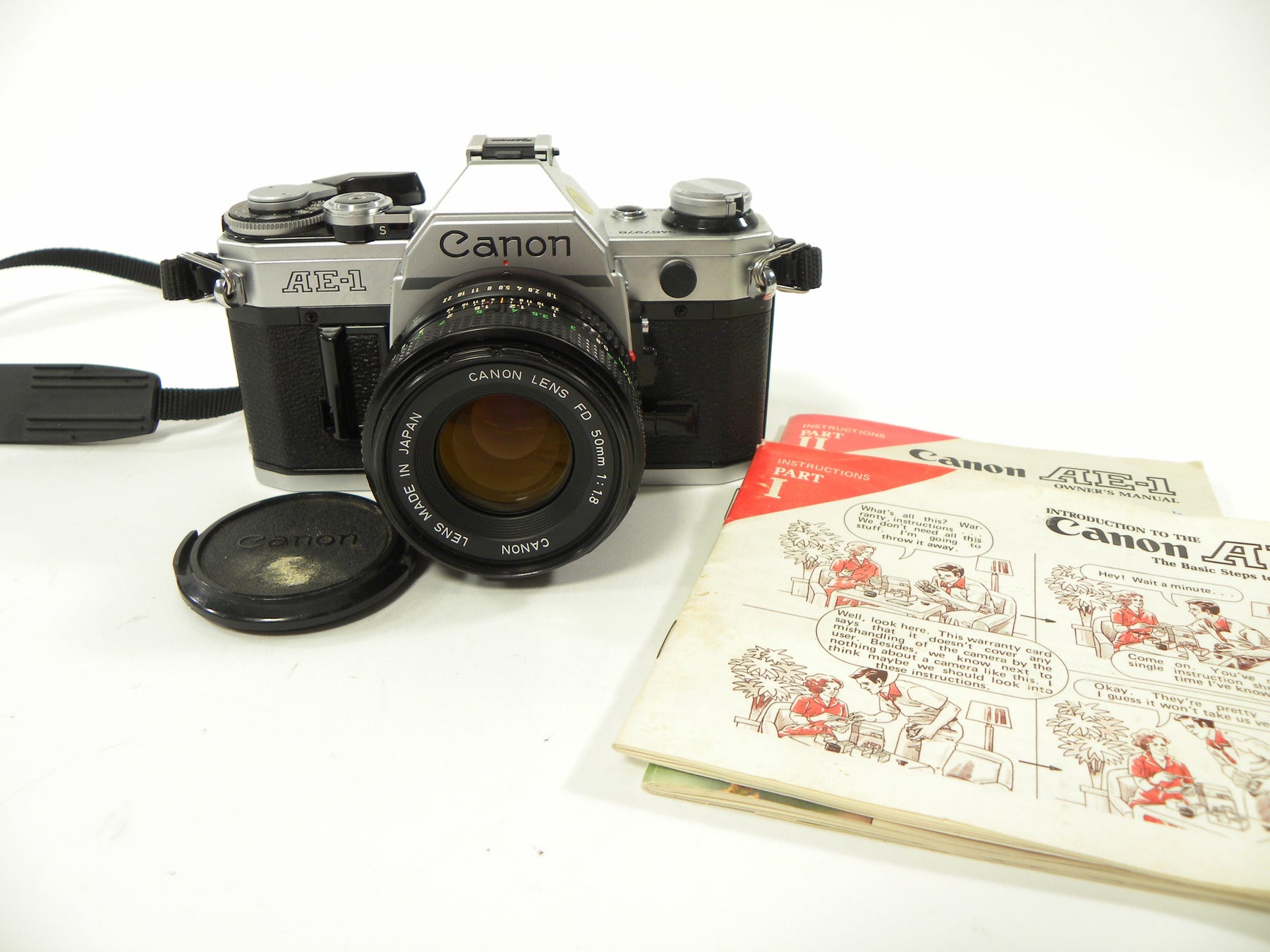 Canon AE-1 35mm SLR w/FD 50mm f1.8