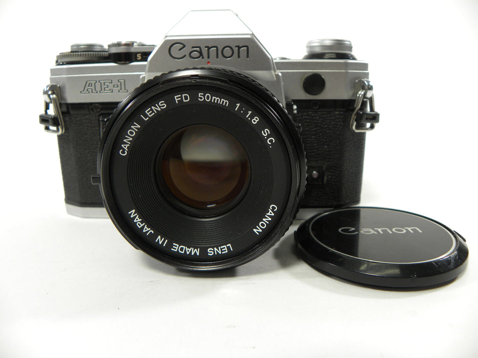 Canon AE-1 35mm SLR w/FD 50mm f1.8 S.C.