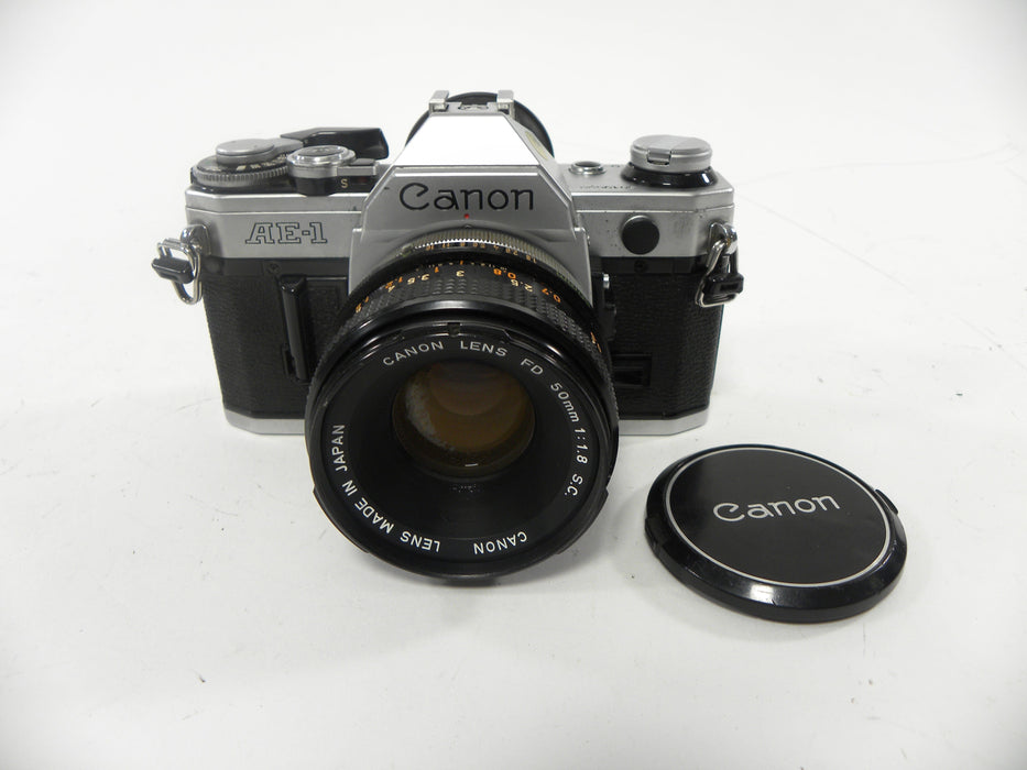 Canon AE-1 35mm SLR w/FD 50mm f1.8 S.C.