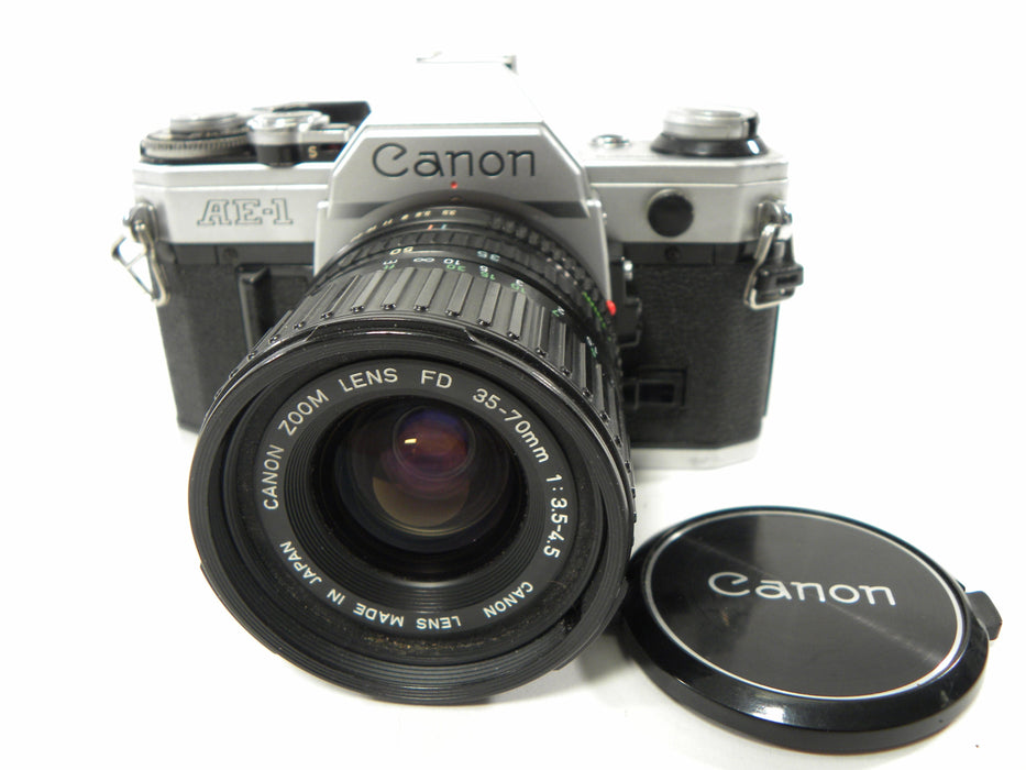 Canon AE-1 35mm SLR w/FD Zoom 35-70mm f3.5-4.5