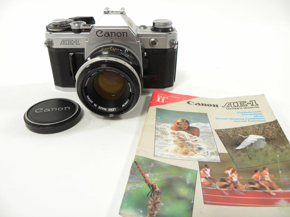 Canon AE-1 35mm SLR w/FL 50mm f1.8