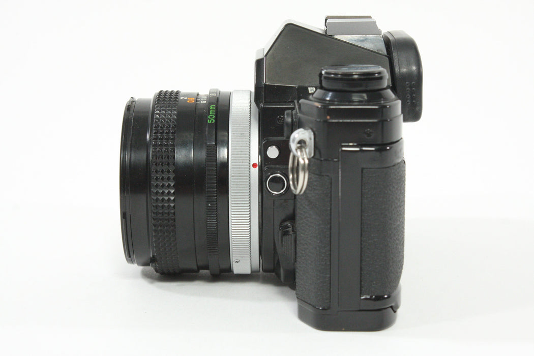 Canon AE-1 (Black) with 50mm f/1.8 S.C. Lens