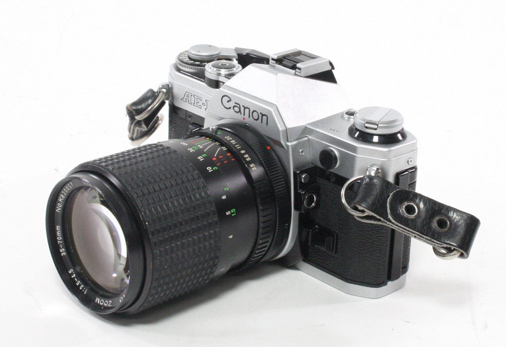 Canon AE-1 Camera with 35-70mm f/3.5-4.5 Lens