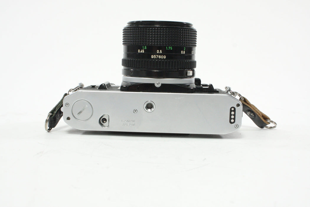 Canon AE-1 Program 35mm SLR Camera with 50mm f/1.4 FD Lens