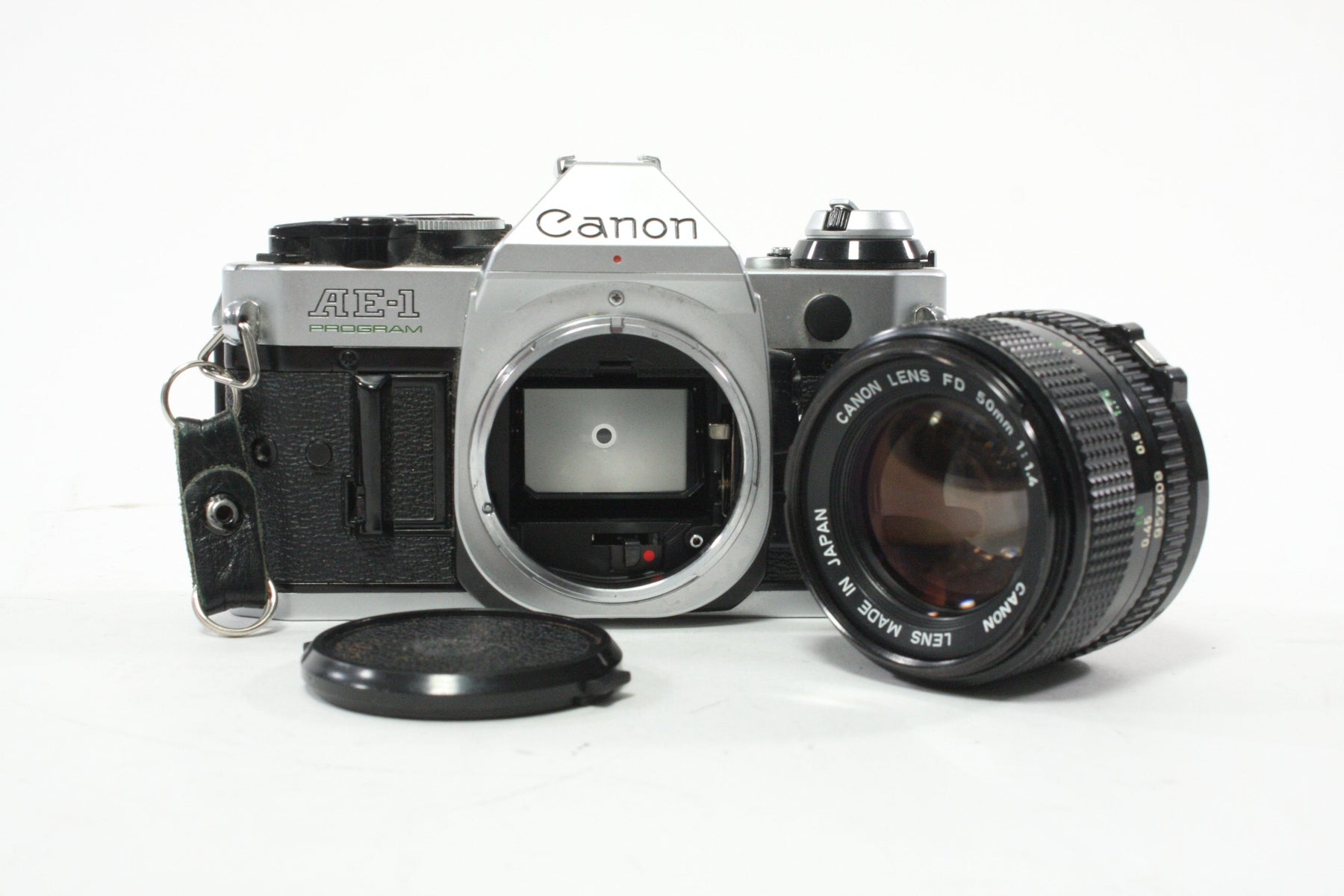 Canon AE-1 Program 35mm SLR Camera with 50mm f/1.4 FD Lens