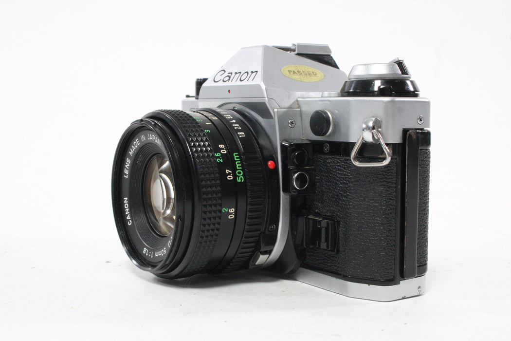Canon AE-1 Program 35mm SLR Camera with 50mm f/1.8